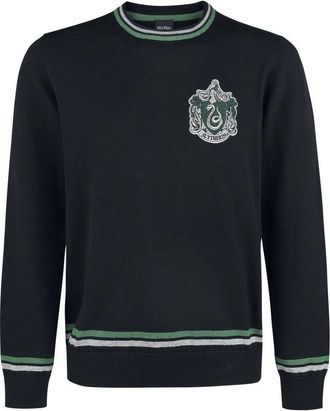 Harry Potter Heren Slytherin pull over sweatshirt (Zwart)