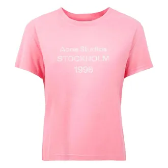 Acne Studios Tops, Dames, Roze, L, Katoen, T-shirts