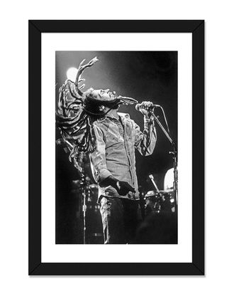 iCanvas Icanvas Bob Marley In Reggae Concert At Roxy, Los Angeles On May 26, 1976 Photograph By Rue Des Archives
