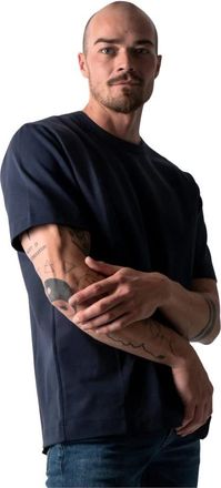 Elvine Indigo Noir T-Shirt - Heren - T-shirts - Blauw - XL - Tops