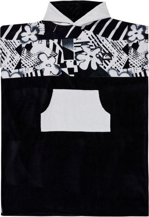 Quiksilver Hoody Towel Surf Poncho f&uuml;r Herren | schwarz