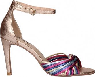 Ex&eacute; Womens Colored Heel Sandal In Multicolor