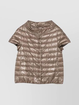Herno quilted short-sleeve puffer gilet