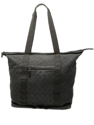 Gucci 2000-2015 GG Denim tote bag - Grey