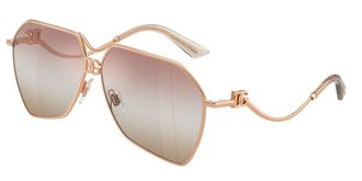 Dolce & Gabbana DG2326 1298EL Womens Sunglasses Gold Size 62