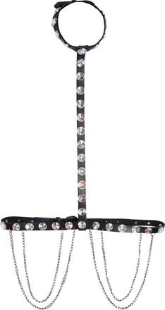 Topshop Jewel Body Harness in Black at Nordstrom, Size Small