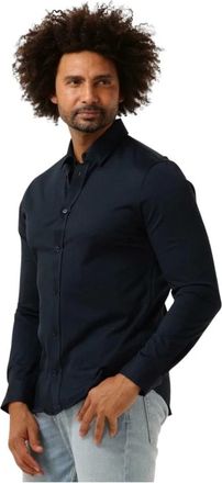 Matinique Matrostol Shirt - Heren - Casual Overhemden - Blauw - S - Katoen - Overhemden