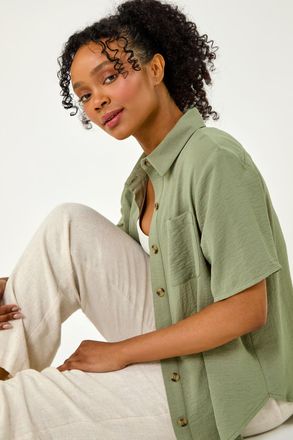 Roman Button Up Pocket Shirt