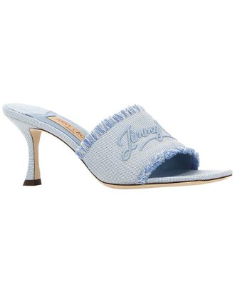 Jimmy Choo London Alexia 70 Denim Sandal
