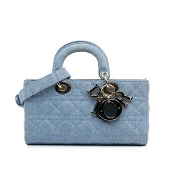 Dior Pre-owned Dior Medium Denim Cannage Lady D Joy Ladies 7EIX8OI8NPO8HPSY