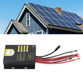 Infinite [controlador De Carga Solar] Controlador Mppt Inteligente Bluetooth De 12 V/24 V Y 20 A Resistente Al Agua Para Bater&iacute;as De Iones De Litio