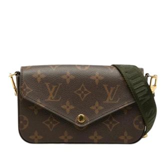 Louis Vuitton Pre-owned Felicie Strap and Go - Dames - Pre-owned - Bruin - Maat: ONE Size