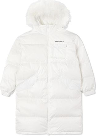 Converse (WMNS) Converse Long Down Jacket Asia Sizing White 10021989-A01