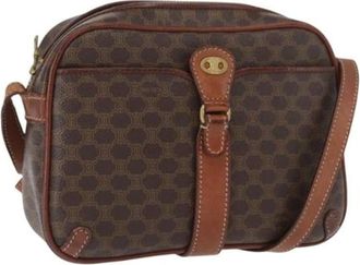 Celine Pre-owned Cross Body Bags, female, Brown, Size: ONE SIZE Pre-owned Plastic celine-bags