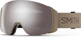 Smith 4D MAG 184mm Snow Goggles in Bandit/Chromapop Sun Platinum at Nordstrom