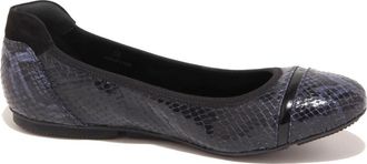 Hogan Wrap Ballerina Schoen - Dames - Ballerinas - Blauw - 35 EU - Leer - Schoenen