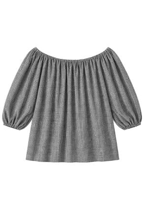 Secular Womens Cooper Off Shoulder Top In Black/white