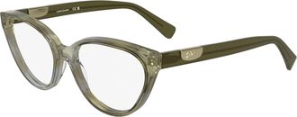 Longchamp Demo Cat Eye Ladies Eyeglasses LO2764 252 53