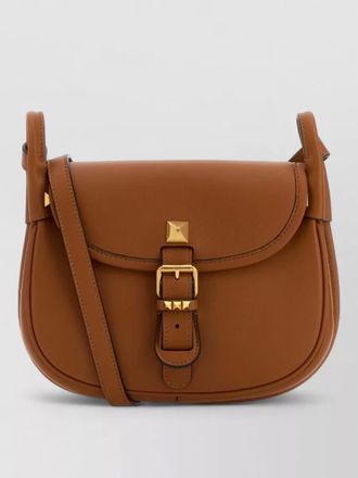 Valentino Garavani flaneuse leather crossbody bag buckle strap
