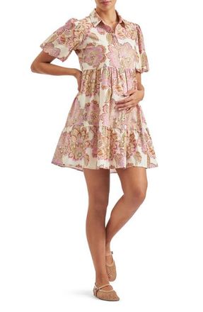 Ripe Hope Linen Dress in Natural at Nordstrom, Size X-Small