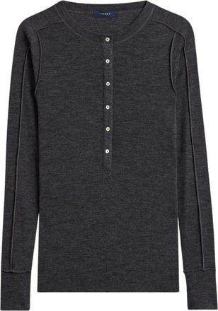 SOEUR Maglione Laos con Bottoni - - Tops - Donna - Grigio - 2XS