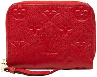 Louis Vuitton Pre-owned Clutches, female, Red, Size: ONE SIZE Pre-owned Vintage Leather Clutch