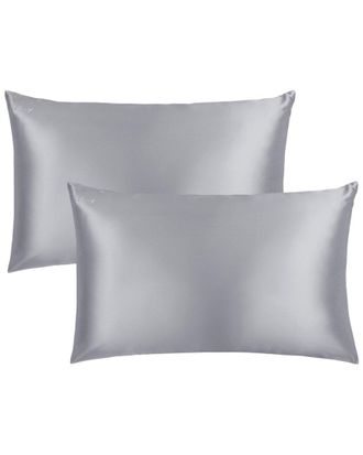 Blissy Set Of 2 100% Mulberry Silk Pillowcases