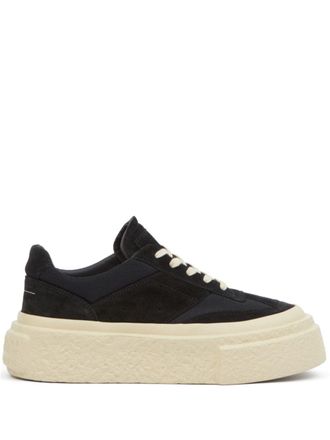 Maison Margiela leather sneakers - Black