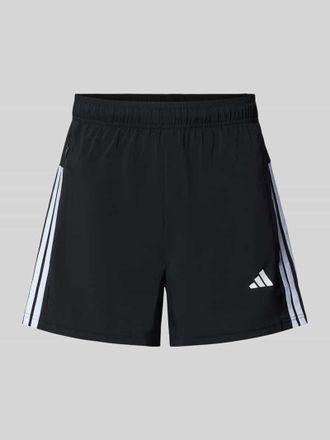 adidas Shorts mit Logo-Print und Rei&szlig;verschlusstaschen in Black, Gr&ouml;&szlig;e XXL