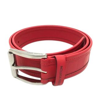 Louis Vuitton Pre-owned Damier Infini Standard belt - female - Louis Vuitton Vintage - Vintage Belts - Red - ONE SIZE - Pre-owned