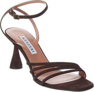 Aquazzura Latour 75 Suede Sandal