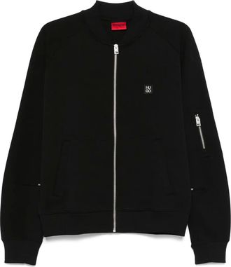 HUGO BOSS Felpa in jersey - Nero