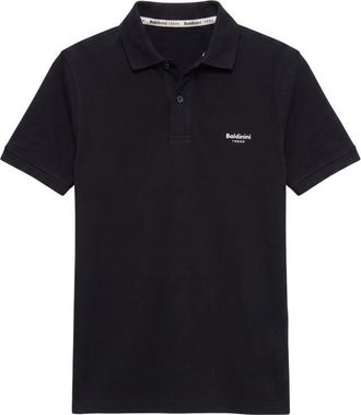 Baldinini Black Cotton Men Mens Polo
