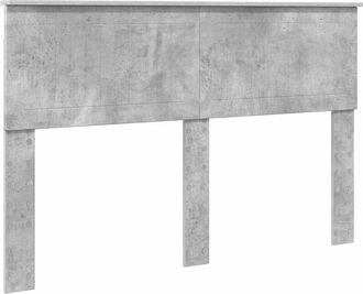 vidaXL Cabecero Gris Concreto 140 Cm Madera Contrachapada Vidaxl