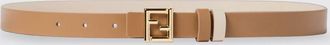 Fendi Cintura FF reversibile in pelle di vitello con fibbia monogram