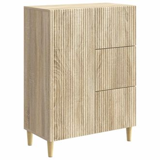 vidaXL Aparador Roble Sonoma 66 X 34,5 X 90 Cm Madera De Ingenier&iacute;a Vidaxl