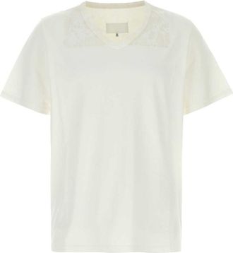 Maison Margiela Off White Solid T-Shirt