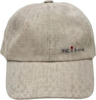 Kiton Caps - Heren - Petten - Bruin - L - Accessoires