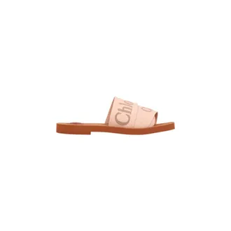 Chlo&eacute; Sliders, female, Multicolor, Size: 6 US Sandalo Piatto Legnoso