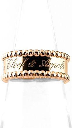 Van Cleef & Arpels Pink Gold (18K) Band Ring (Pre-Owned)