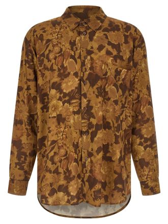 Magliano Brown Viscose Mens Blouse