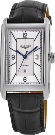 Longines DolceVita Automatic Silver Dial Leather Strap Unisex Watch L5.757.4.73.0