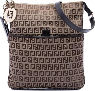 Fendi Pre-owned Fendi Zucchino Canvas Crossbody Unisex YM9WIOT1JTHYTR22