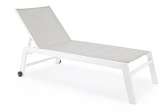 BIZZOTTO Tumbona aluminio blanca