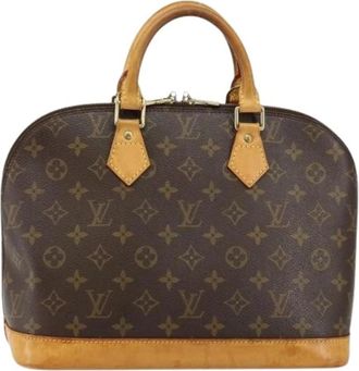 Louis Vuitton Pre-owned Handbags, female, Brown, Size: ONE SIZE Pre-owned Canvas Handbag