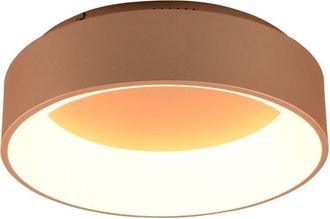 Luce-Ambiente-Design Luce Ambiente E Design - Plafoniera led noah in alluminio oro 40W con funzione cct 45 cm