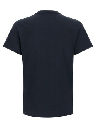 Fendi Logo-Embroidered T-shirt - Navy
