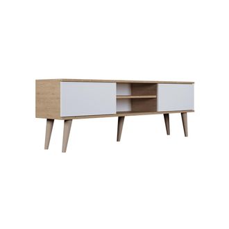 Les Tendances Mueble Tv 160 Cm Toronto - Blanco Y Madera