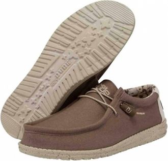 Hey Dude Mens Wally Stretch Shoes In Clay