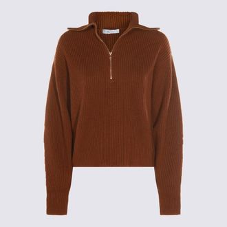 Max Mara Brown Wool Nadar Knitwear